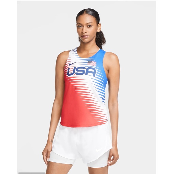 Nike Dri-Fit Tank Team USA AeroSwift Running Singlet Size XL (16-18) NWT - Picture 13 of 13